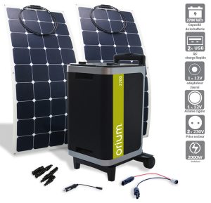Pack station d’énergie IZYWATT 2570 et 2 panneaux solaires 120W - AIC International