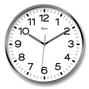 Silen chromed clock - AIC International