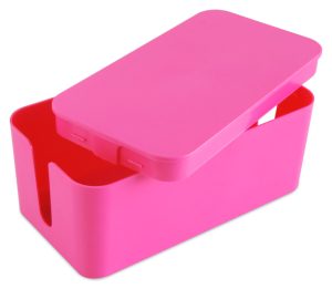 Hide cable box in Pink