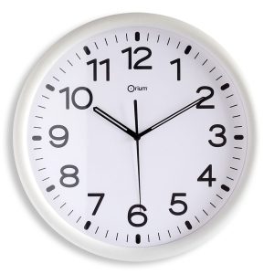 Horloge standard blanc Ø30cm - AIC International