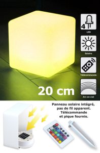 Solar cube Kanti Ø20 cm - AIC International