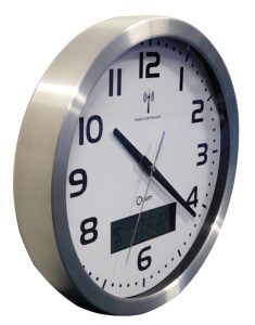 Rc alu clock with date  Ø30 cm