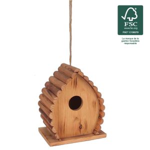 Wood birdhouse Sitelle FSC® certified 100% - AIC International