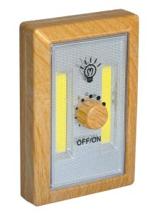 Wood LED night light with dimmer - AIC International