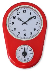 Horloge TIMER Menphis Rouge - AIC International