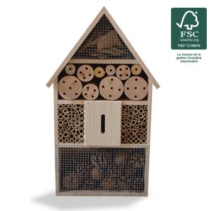Insect hotel H48cm FSC® certified 100% - AIC International