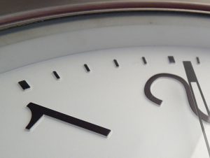 Inox waterproof clock Ø 35 cm