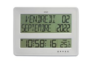 Horloge digitale calendrier RC