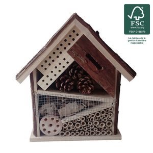 Insect hotel Natural 30 cm FSC® certified 100% - AIC International