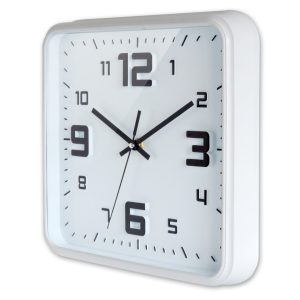 Square clock 28 cm