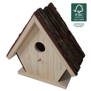 Wood birdhouse Shelly FSC® certified 100% - AIC International