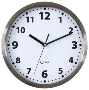 Inox clock Ø 15 cm - AIC International