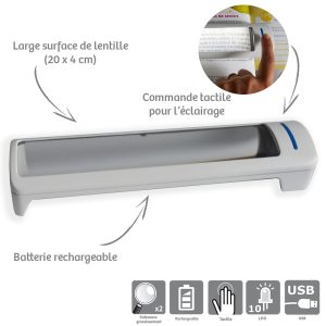 Linea rechargeable LED Magnifier - AIC International