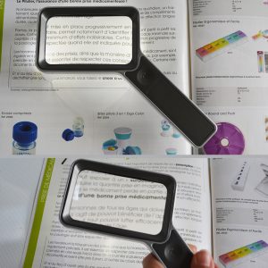 Rechargeable Magnifier Duo magnetis