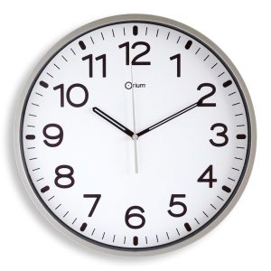 Horloge silencieuse Ø30cm gris - AIC International