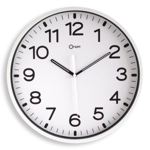 Horloge silencieuse Ø30cm blc - AIC International