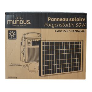 Fix polycristalin solar panel 50W