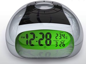Speaking alarm clock + temperature