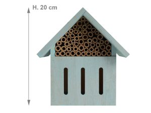 Hôtel à insectes Azurea H20 cm FSC® certifié 100%