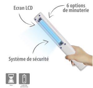 Lampe à désinfection UV Portable Vertex - AIC International