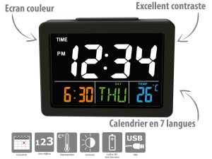 Rainbow alarm clock - AIC International