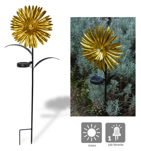 Solar light flower Charlize H83cm - AIC International