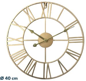 Horloge dorée Festival Ø40cm - AIC International