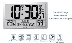 RC digital calendar clock Giant - AIC International