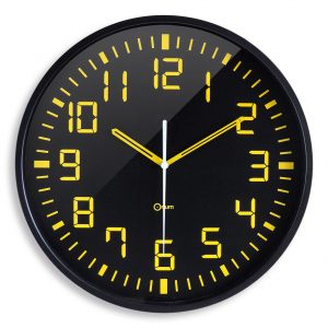 Horloge silencieuse Contraste Ø30 cm
